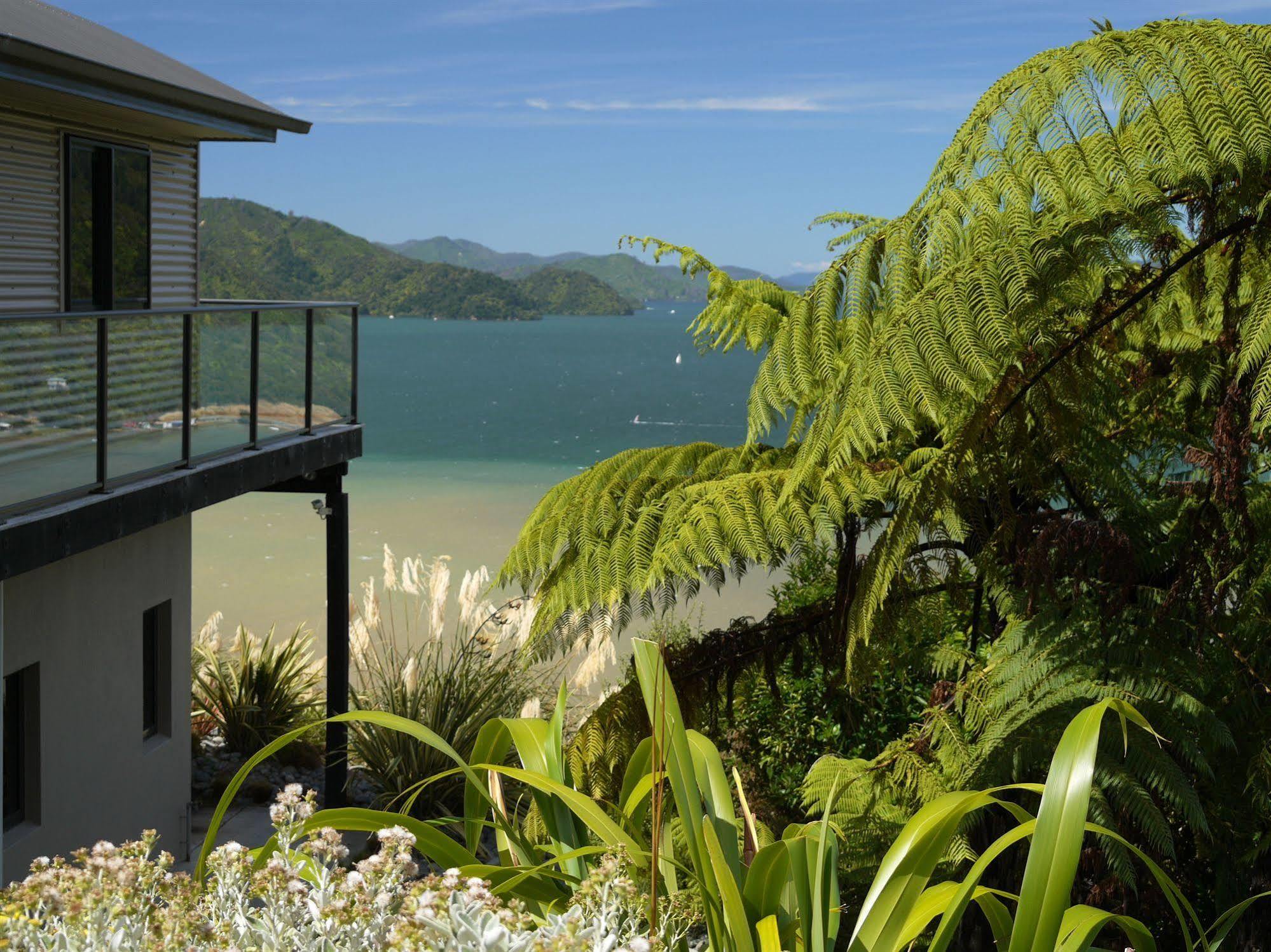 Okiwa Bay Lodge Picton Exterior photo